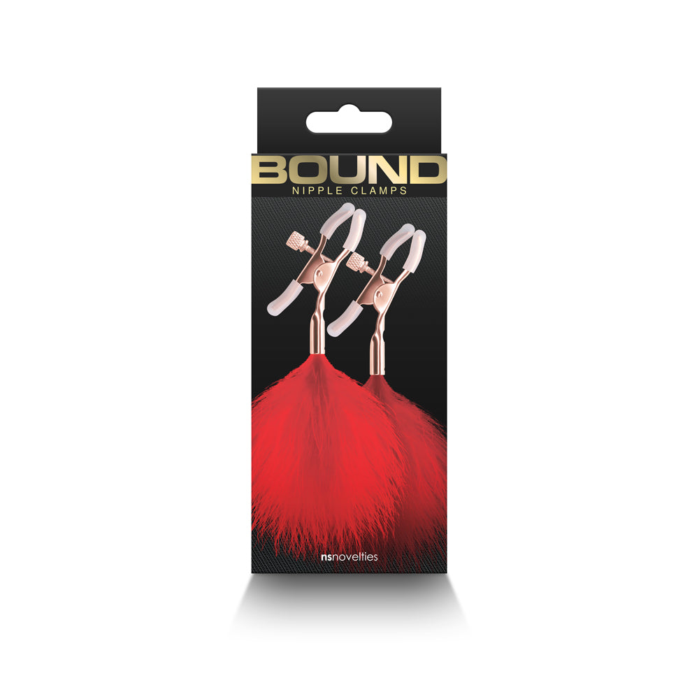 Bound Nipple Clamps F1 Red | 657447106866 | Discreet Personal Wellness