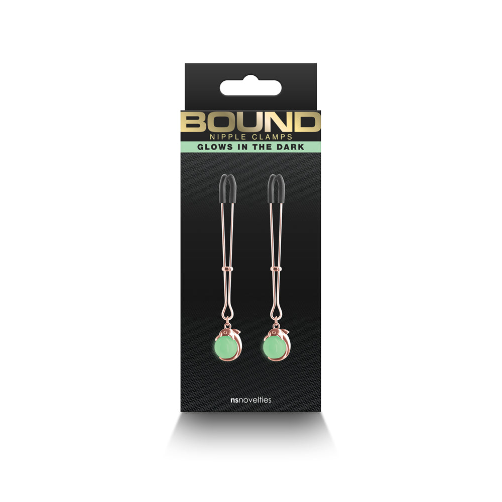 Bound Nipple Clamps G1 Rose Gold | 657447107191 | Discreet Personal Wellness