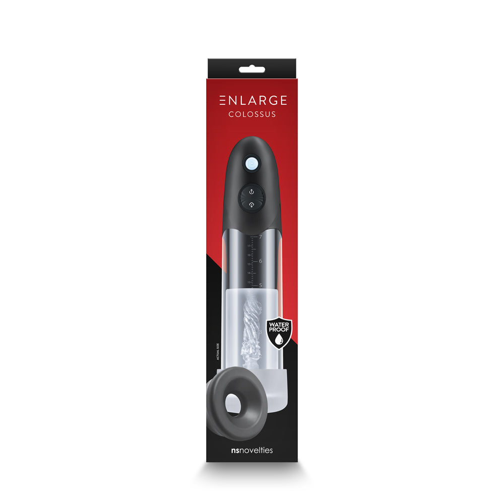 Enlarge Colossus Pump Black | 657447107412 | Discreet Personal Wellness