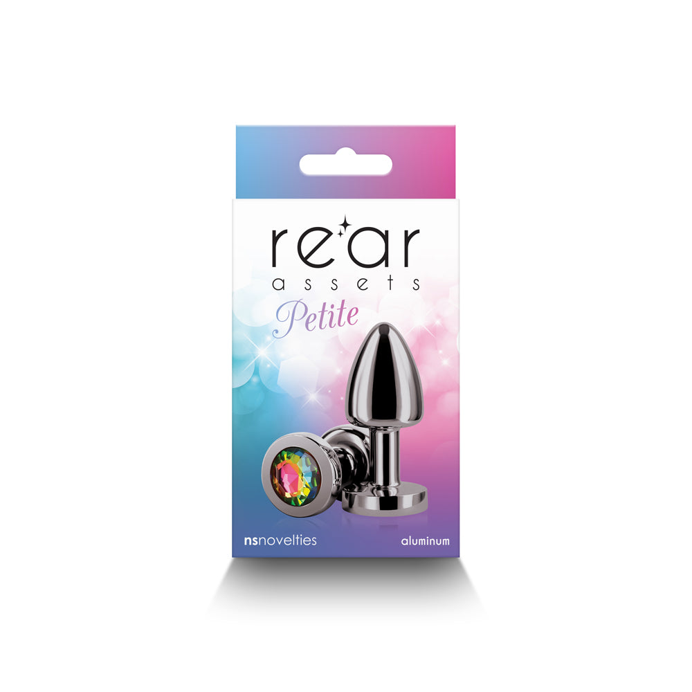Rear Assets Petite Gunmetal Rainbow | 657447107498 | Discreet Personal Wellness