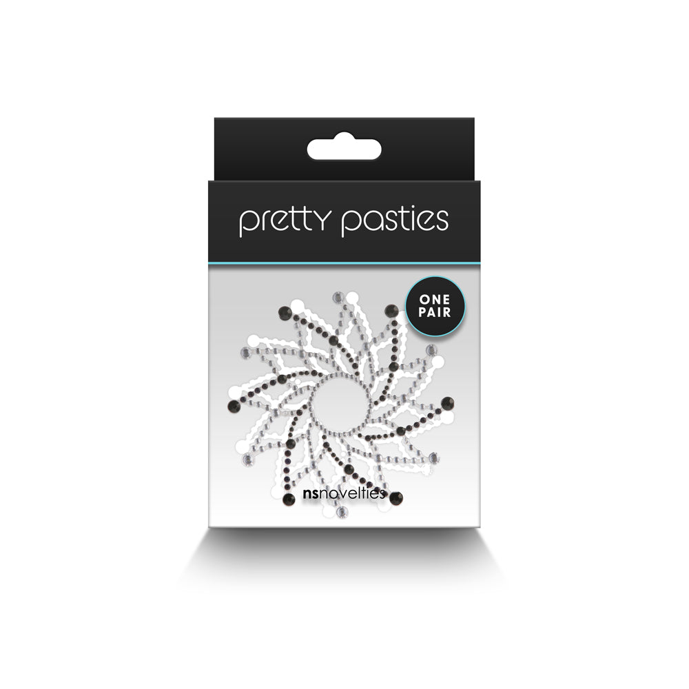 Pretty Pasties Charm I Black | 657447107733 | Discreet Personal Wellness