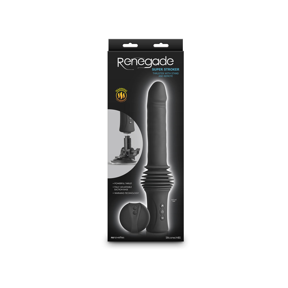 Renegade Super Stroker Black | 657447108419 | Discreet Personal Wellness