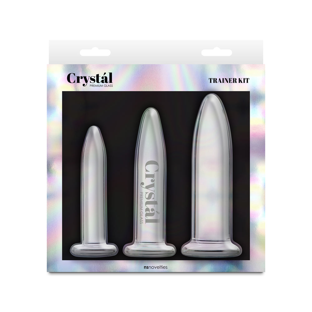 Crystal 3Pc Trainer Kit Clear | 657447110719 | Discreet Personal Wellness
