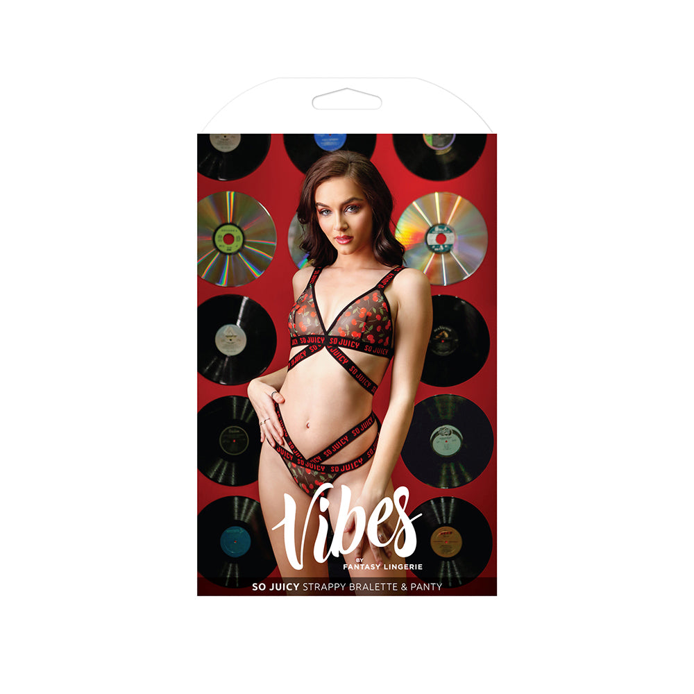 So Juicy Strappy Bralette & Panty S/M | 657447306006 | Discreet Personal Wellness