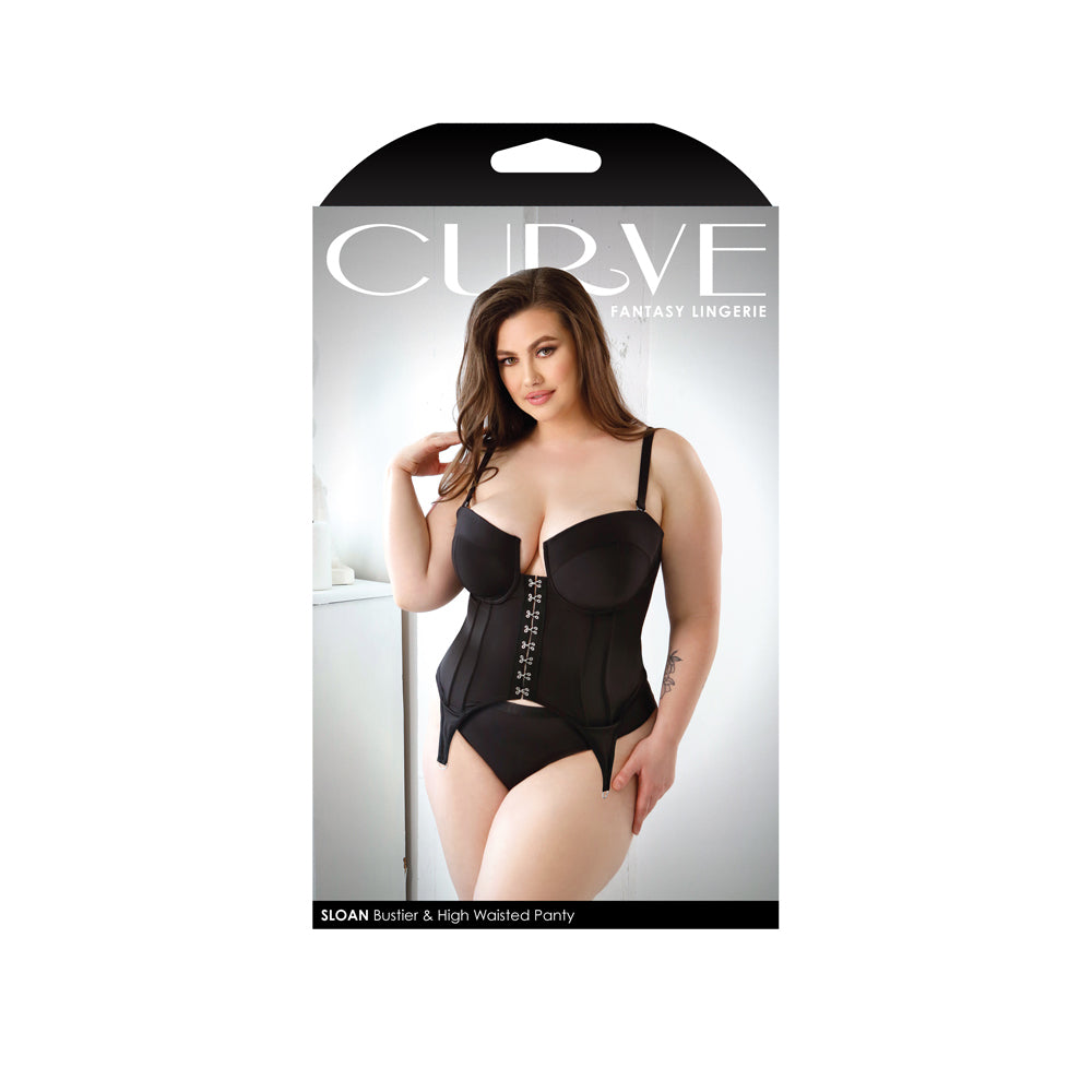 Sloan Bustier & Panty 1X/2X | 657447306693 | Discreet Personal Wellness