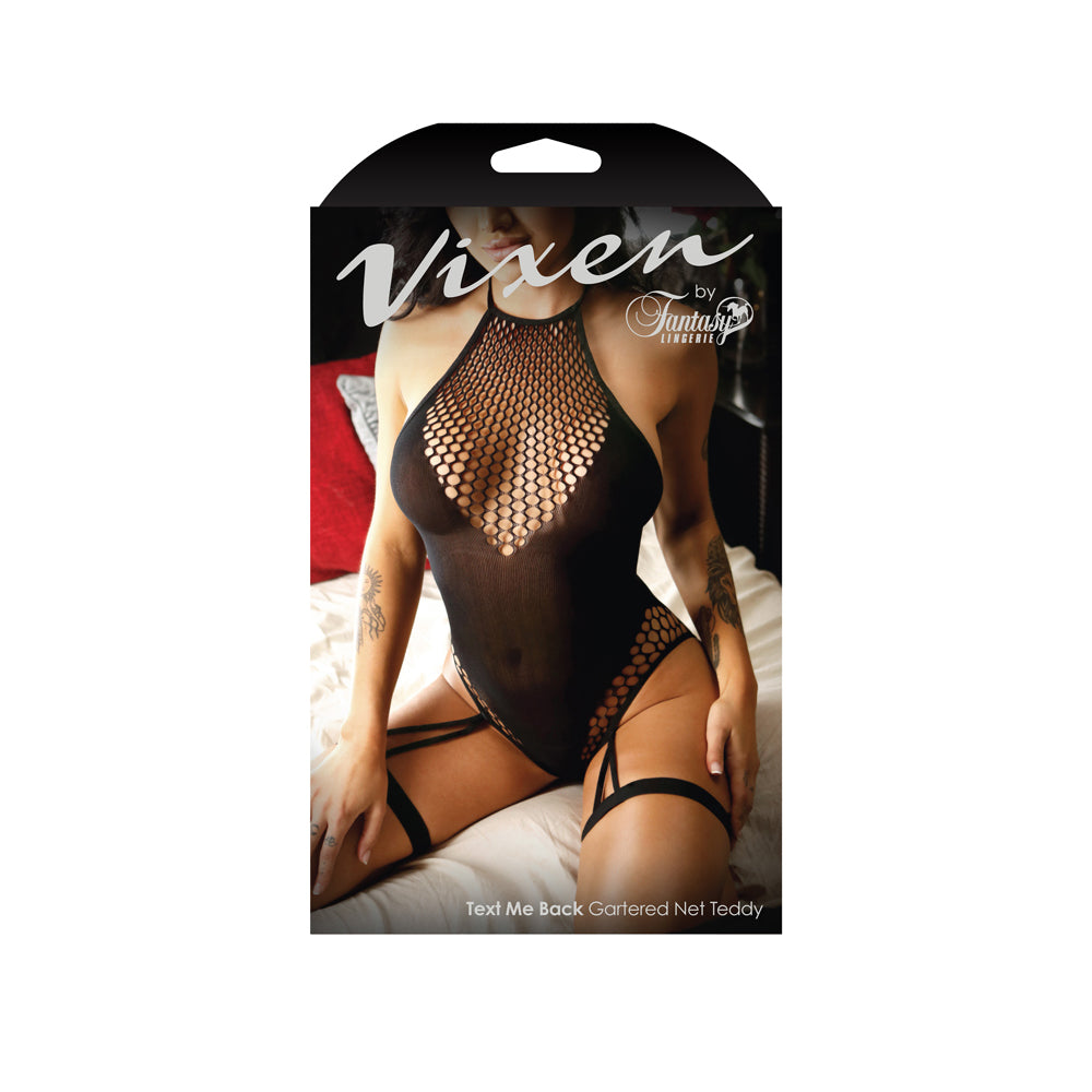 Text Me Back Gartered Teddy L/Xl | 657447308819 | Discreet Personal Wellness