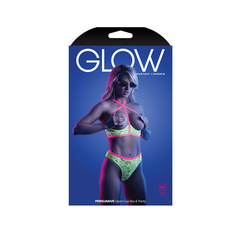Persuasive Open Cup Bra & Panty L/Xl | 657447311666 | Discreet Personal Wellness