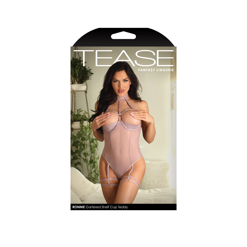 Ronnie Gartered Shelf Cup Teddy S/M | 657447312663 | Discreet Personal Wellness