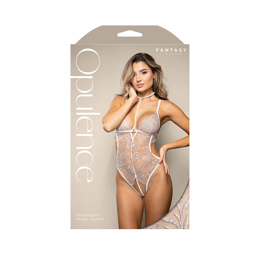 Iridescent Pearl Teddy M/L | 657447322112 | Discreet Personal Wellness