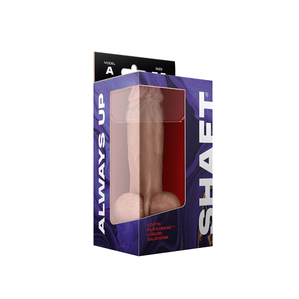 Model A 7.5" Liquid Silicone Penis W/Balls Pine | 663546903824 | Discreet Personal Wellness