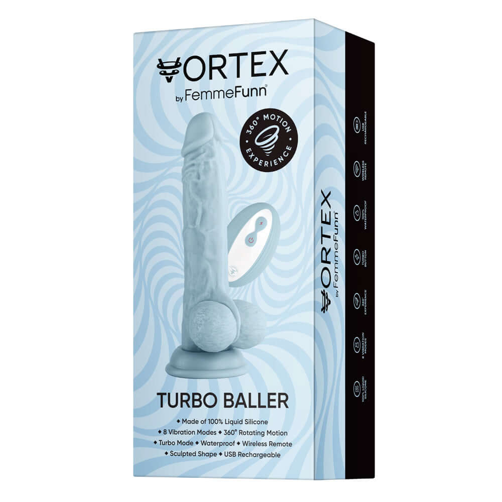 Wireless Turbo Baller Light Blue | 663546904111 | Discreet Personal Wellness