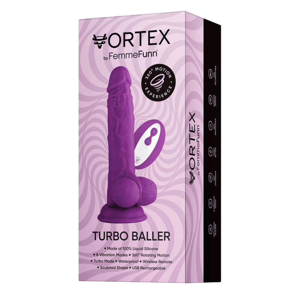 Wireless Turbo Baller Purple | 663546904128 | Discreet Personal Wellness