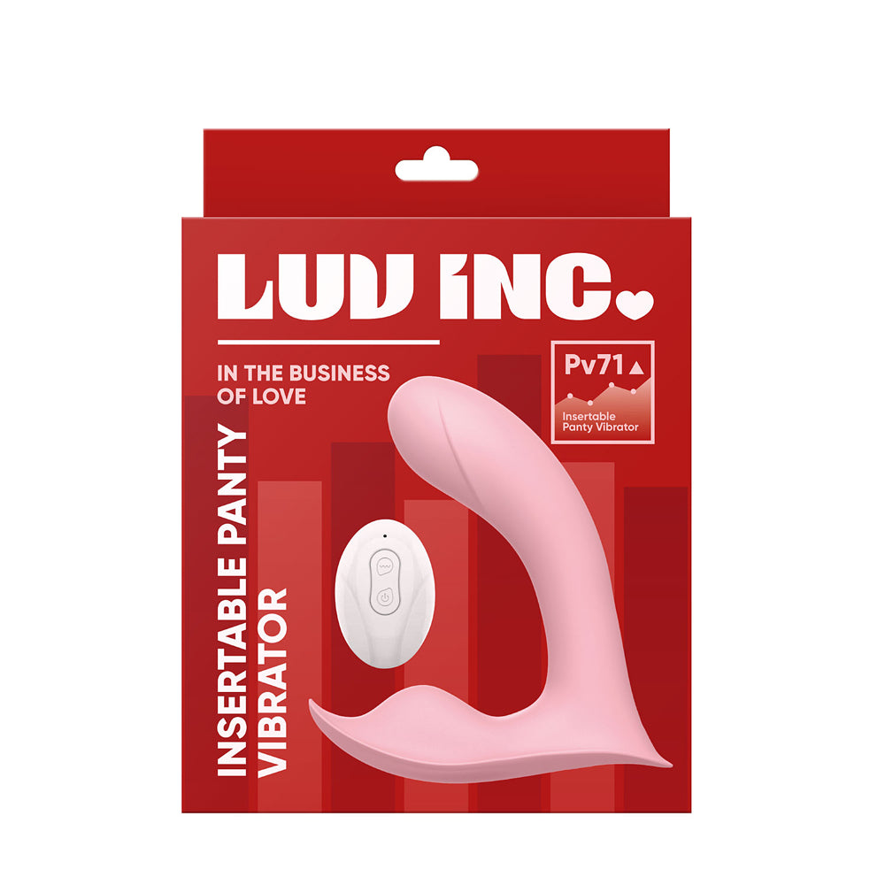 Pv71: Insertable Panty Vibrator Pink | 663546905194 | Discreet Personal Wellness