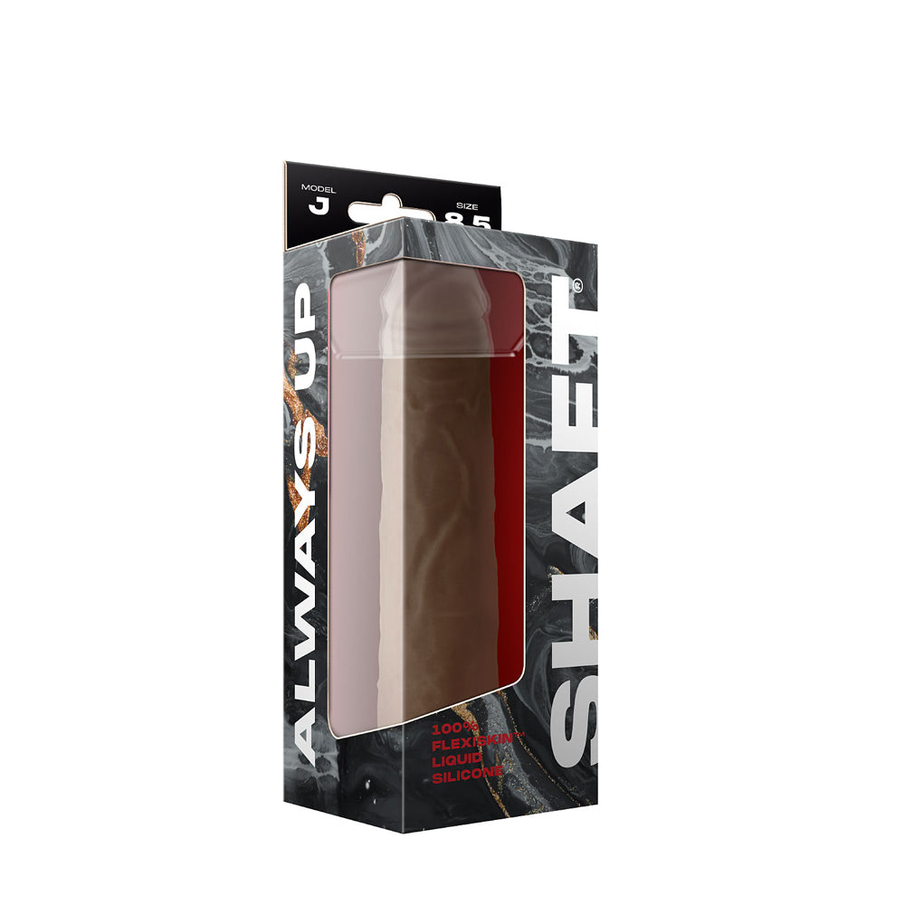 Model J Shaft 8.5'' Liquid Silicone Penis Oak | 663546906030 | Discreet Personal Wellness