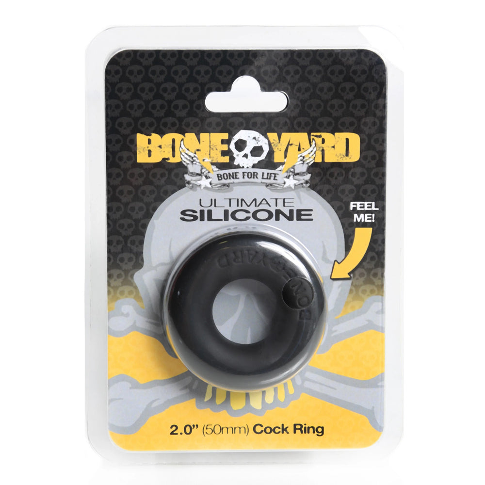 Ultimate Silicone Ring Black | 666987004501 | Discreet Personal Wellness