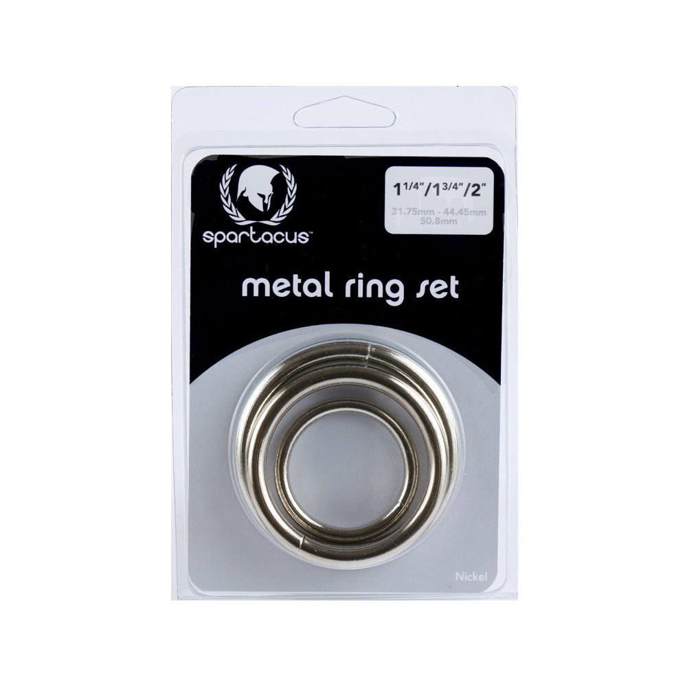Metal C-Ring Set 1.25 1.5 2'' | 669729410042 | Discreet Personal Wellness