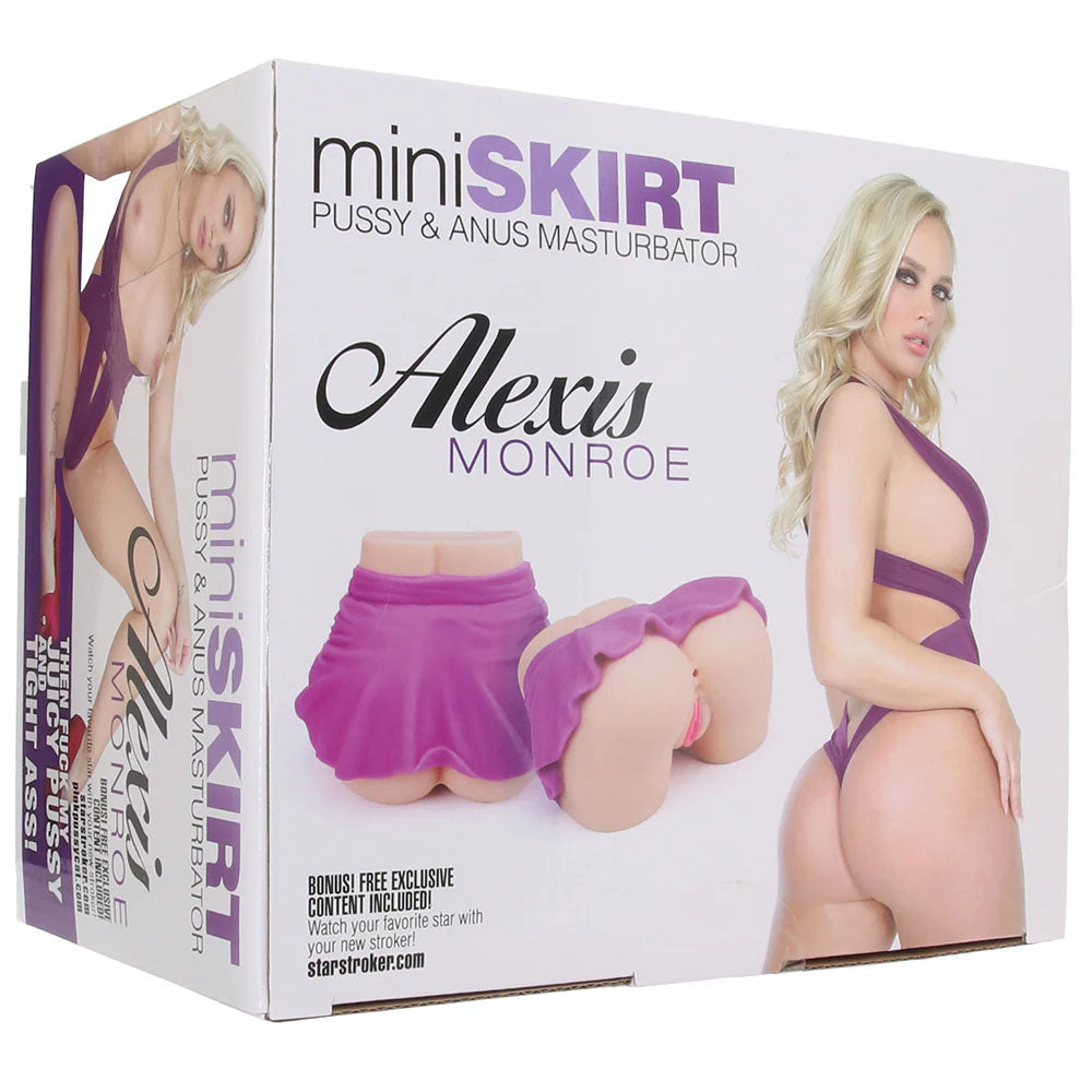 Alexis Monroe Mini Skirt Vagina & Ass Masturbator | 671891764427 | Discreet Personal Wellness