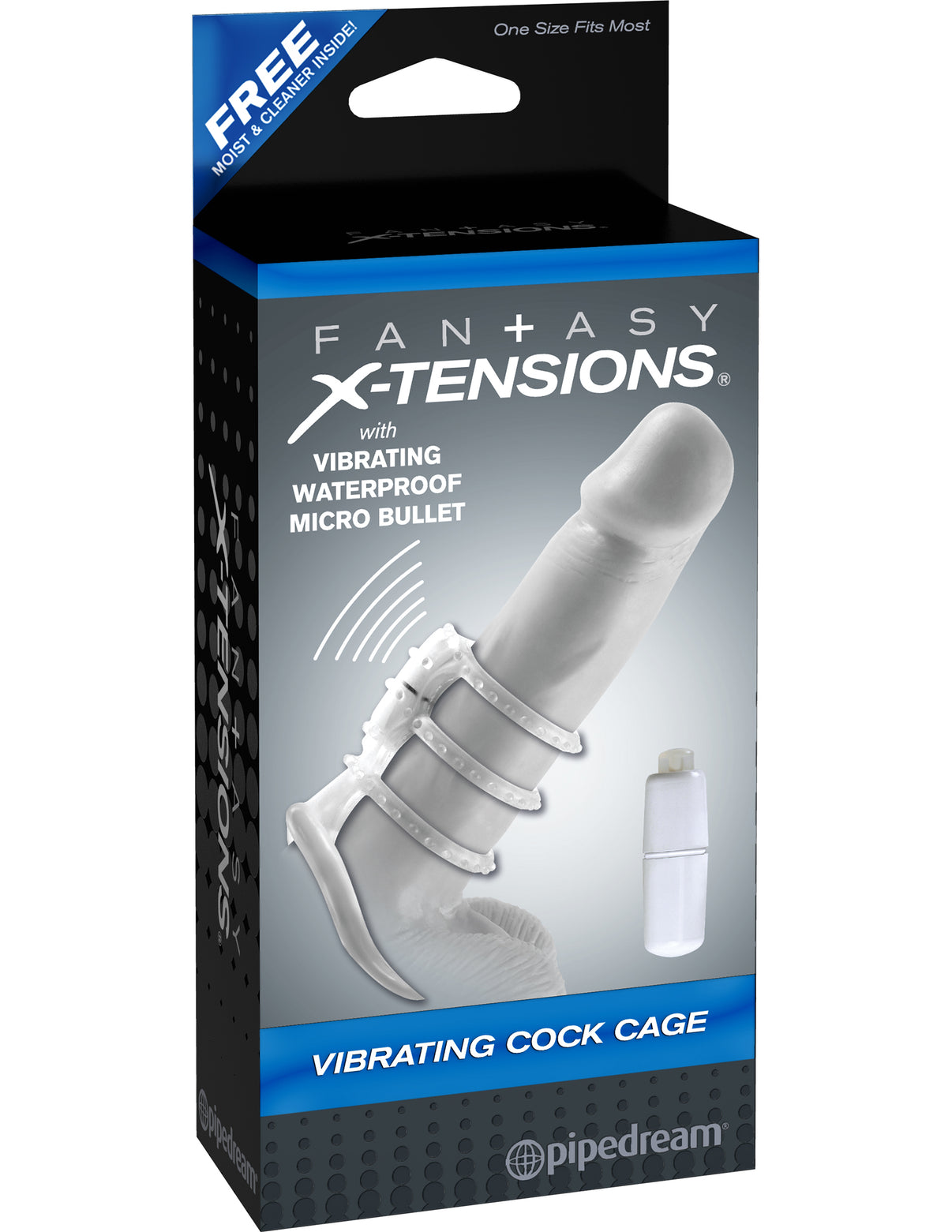Fantasy X-Tensions Vibrating Penis Cage | 603912345896 | Discreet Personal Wellness