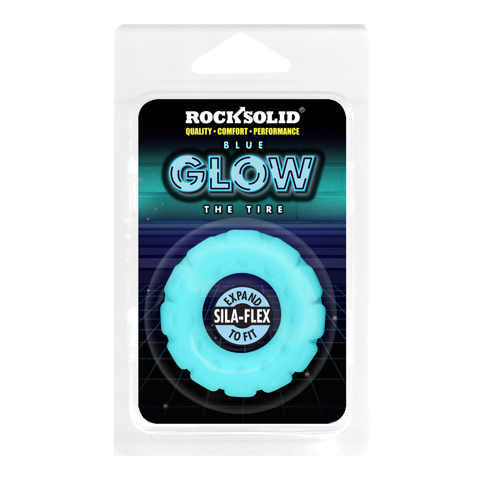 Rock Solid Tire Blue | 6768903846913 | Discreet Personal Wellness