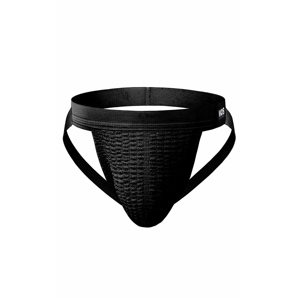 Mob Fetish Swim Jockstrap Black Medium | 677355425613 | Discreet Personal Wellness