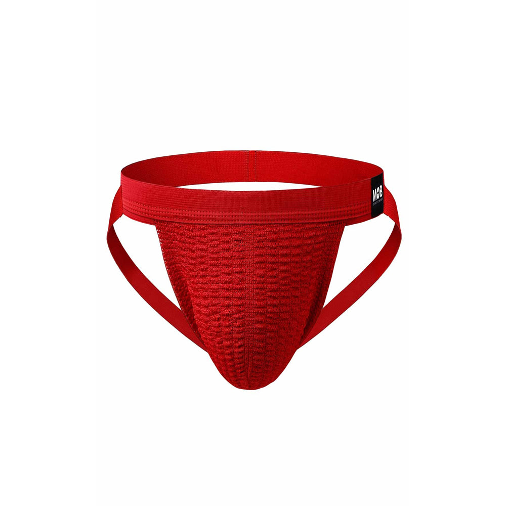 Mob Fetish Swim Jockstrap Red Small | 677355455122 | Discreet Personal Wellness