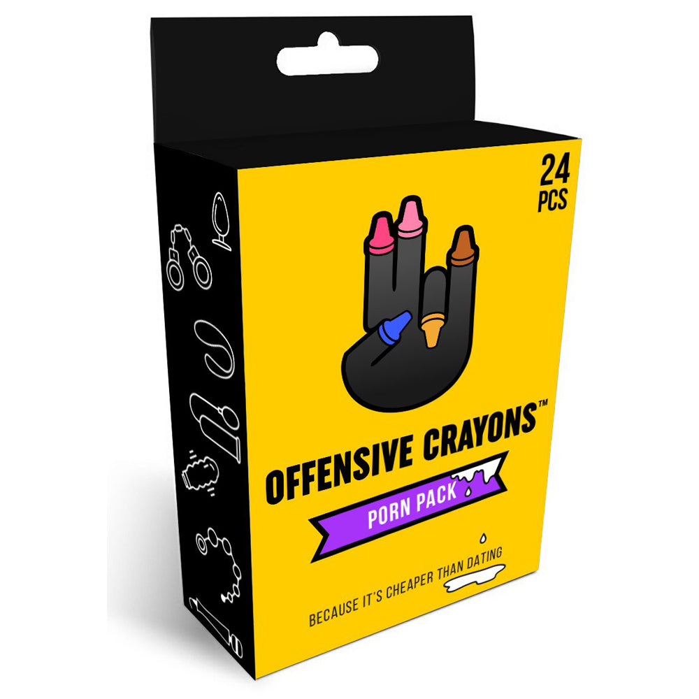 Offensive Crayon Pack | 677355811096 | Discreet Personal Wellness