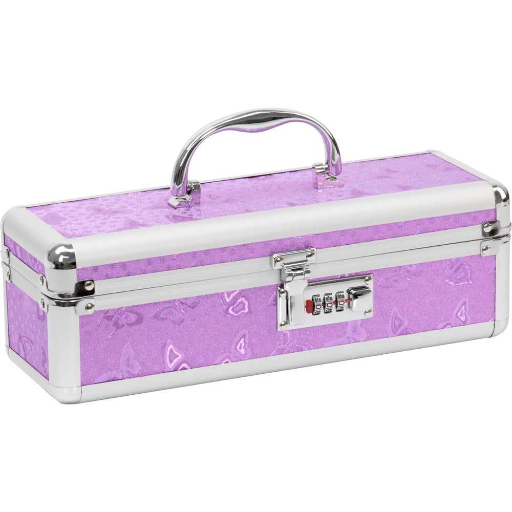 Powerbullet Lockable Medium Vibrator Case Purple | 677613099150 | Discreet Personal Wellness