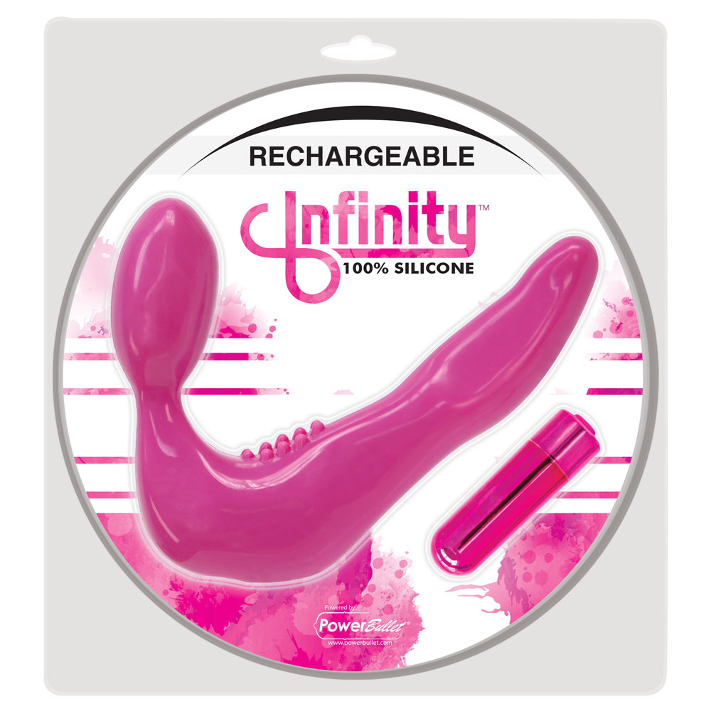 Powerbullet Infinity With 2.5'' Mini Bullet 9 Function Pink | 677613589163 | Discreet Personal Wellness