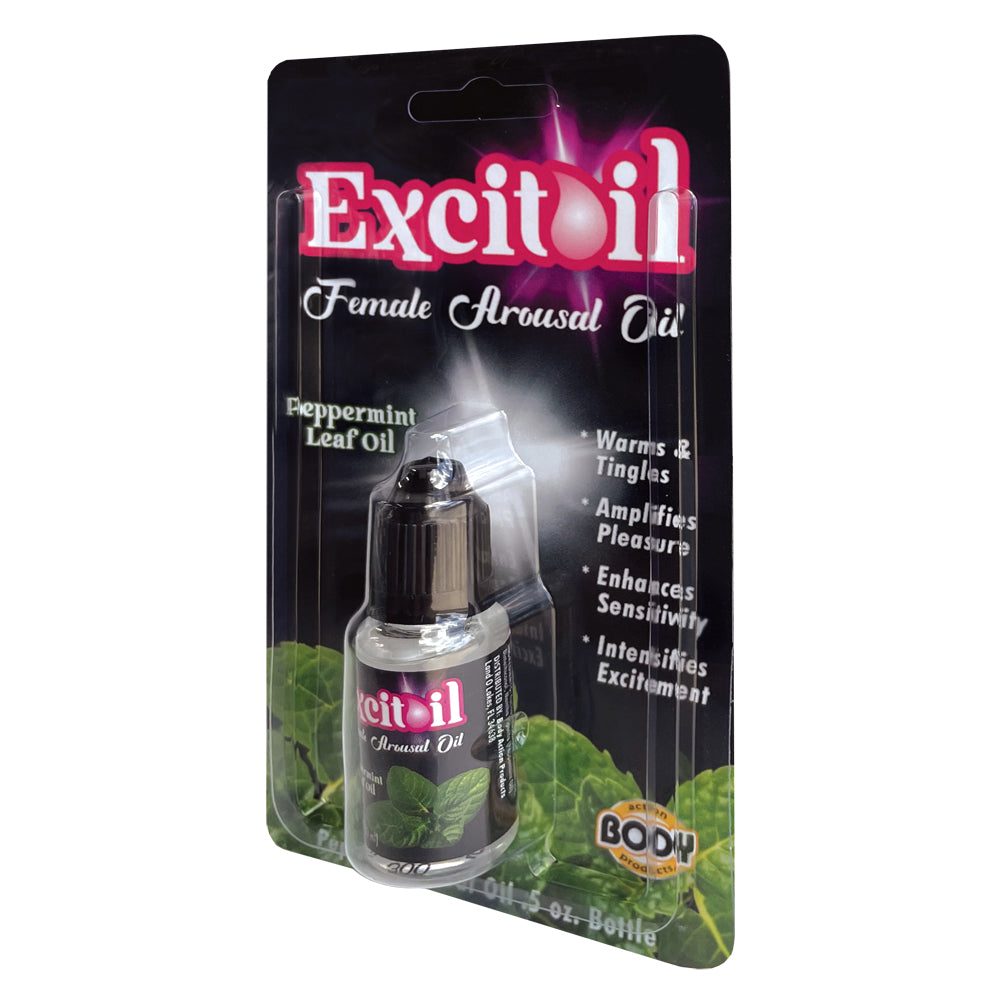 Peppermint Arousal Oil 0.50 oz Bottle - Carded | 679359001862 | Discreet Personal Wellness
