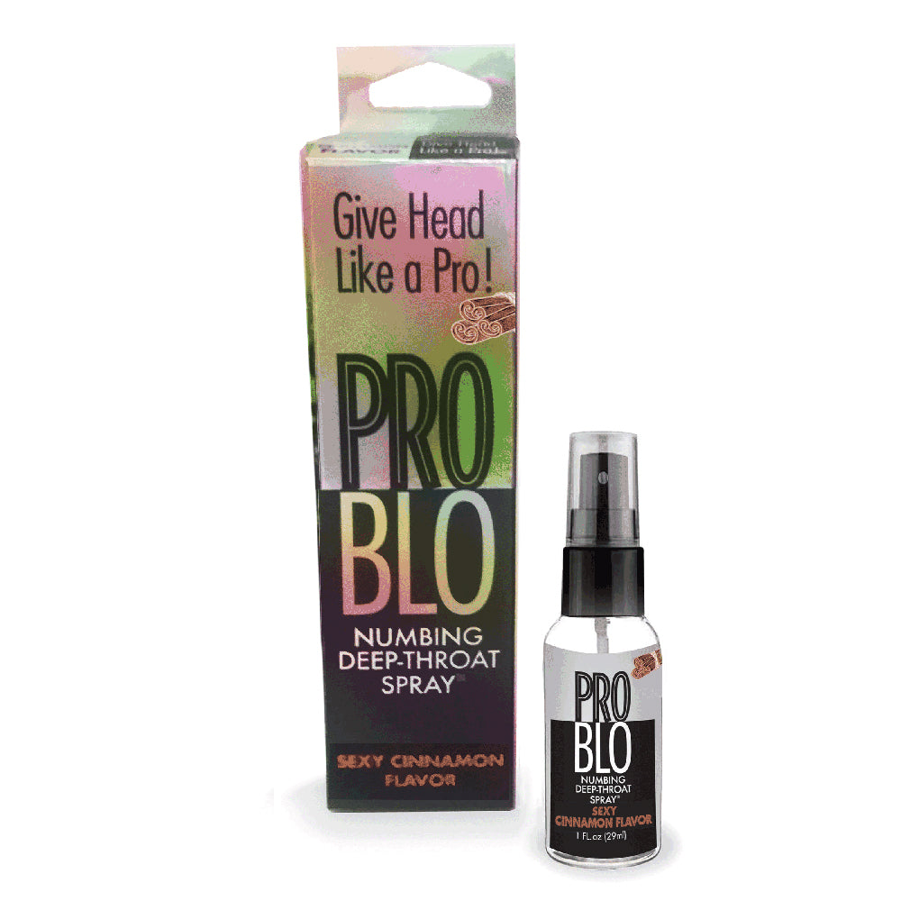 Pro Blo Numbing Spray Cinnamon | 685634101882 | Discreet Personal Wellness