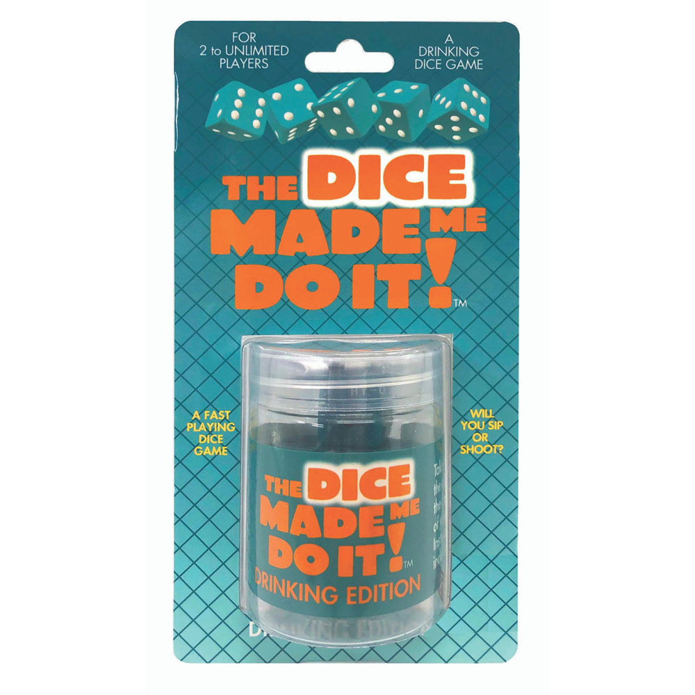 The Dice Made Me Do It Drinking Edition | 685634102391 | Discreet Personal Wellness
