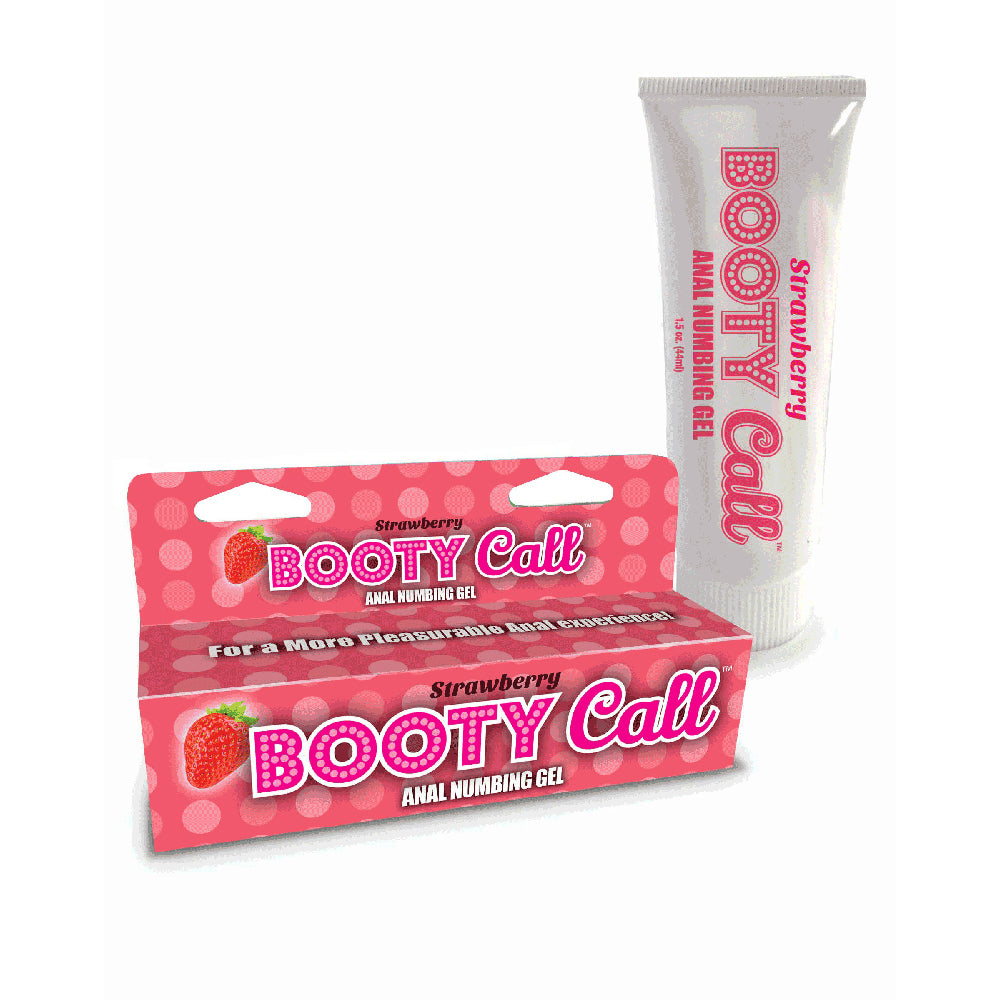 Bootycall Anal Desensitizer Strawberry 1.5 oz. | 685634111225 | Discreet Personal Wellness