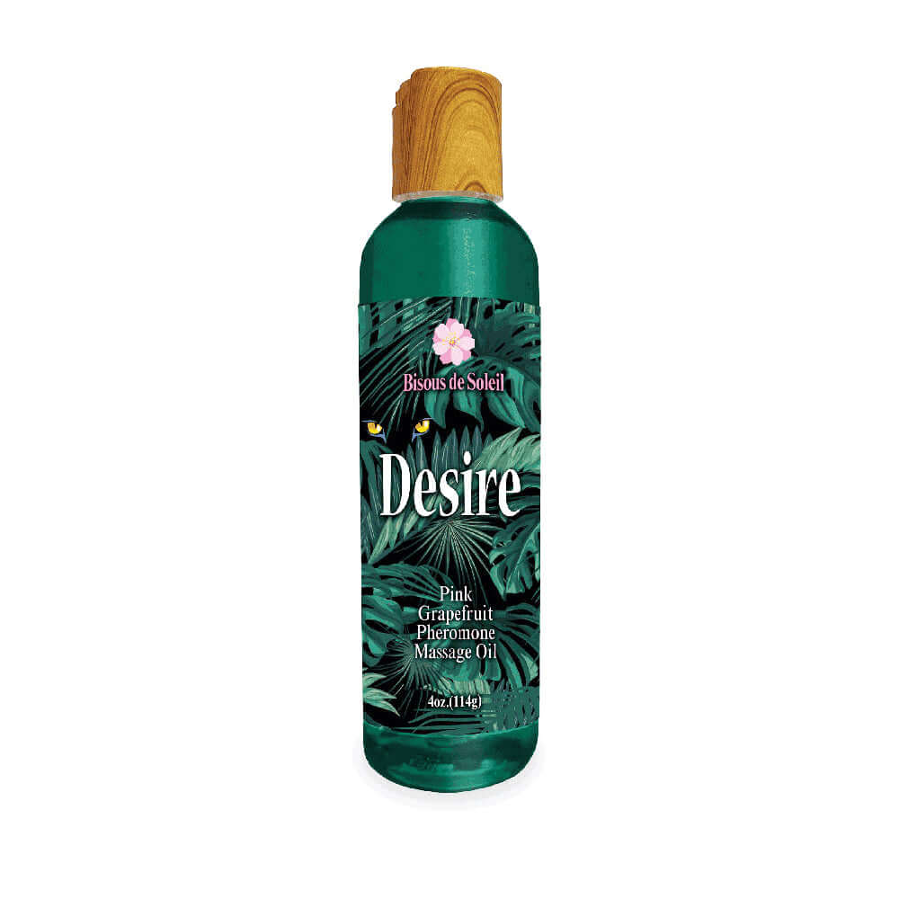 Desire Pheromone Massage Oil Pink Grapefruit 4 oz. | 685634111263 | Discreet Personal Wellness