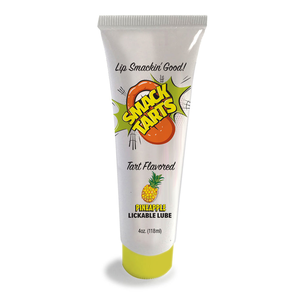 Smack Tarts Lickable Sour Pineapple Lube 4 oz. | 685634111973 | Discreet Personal Wellness
