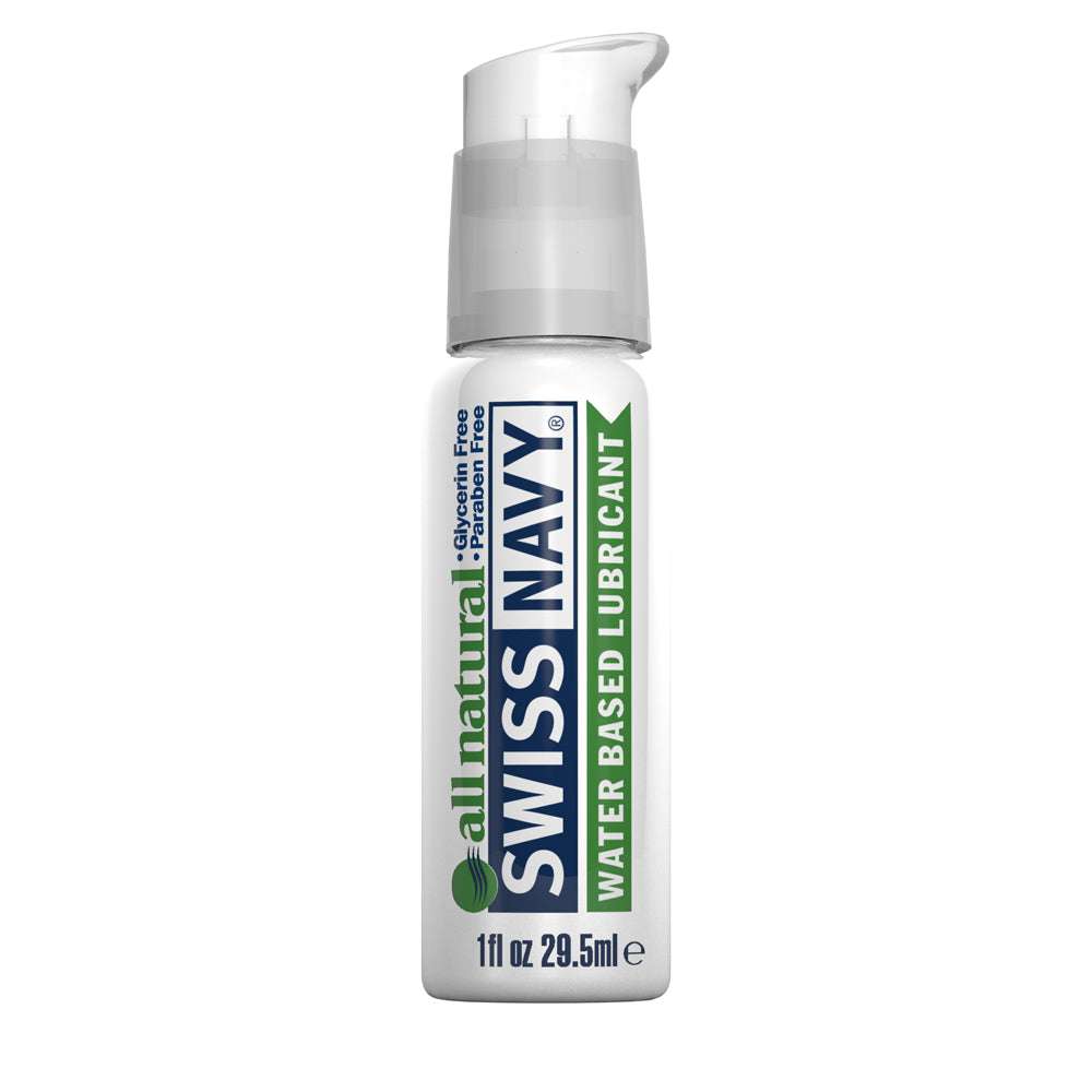 Swiss Navy Natural Lubricant 1 oz. | 699439007256 | Discreet Personal Wellness