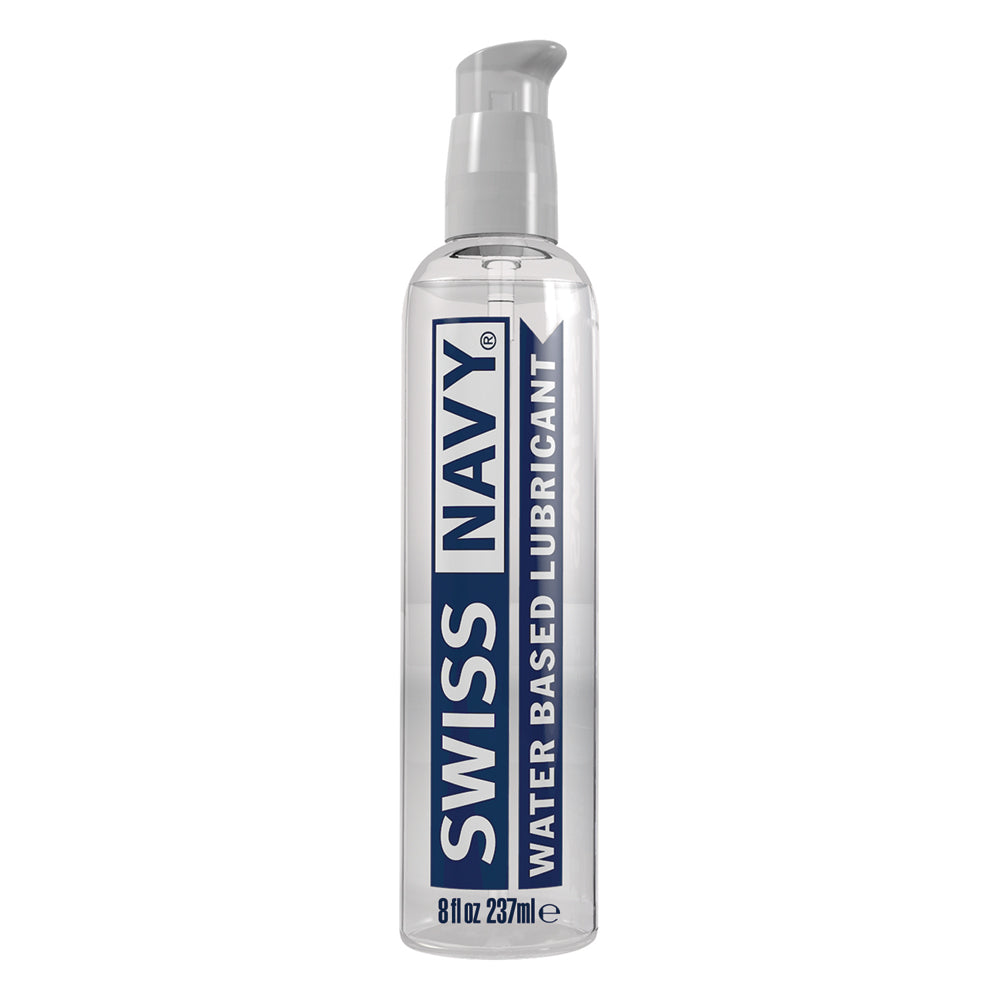 Swiss Navy Water-Based Lubricant 8 oz. | 699439009120 | Discreet Personal Wellness