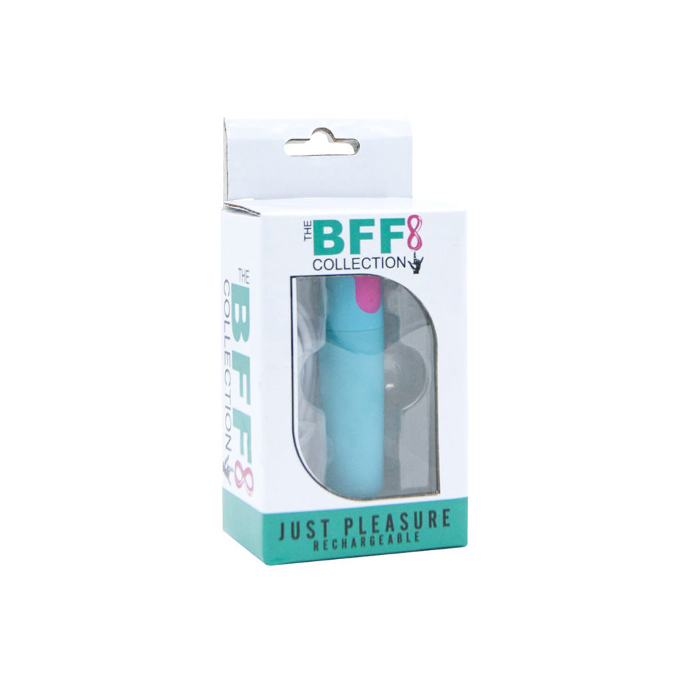 Bff Just Pleasure Rechargeable Turquoise | 707331800766 | Discreet Personal Wellness