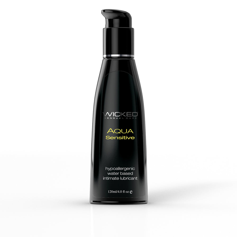 Wicked Aqua Sensitive Lube 4 oz. | 713079902044 | Discreet Personal Wellness