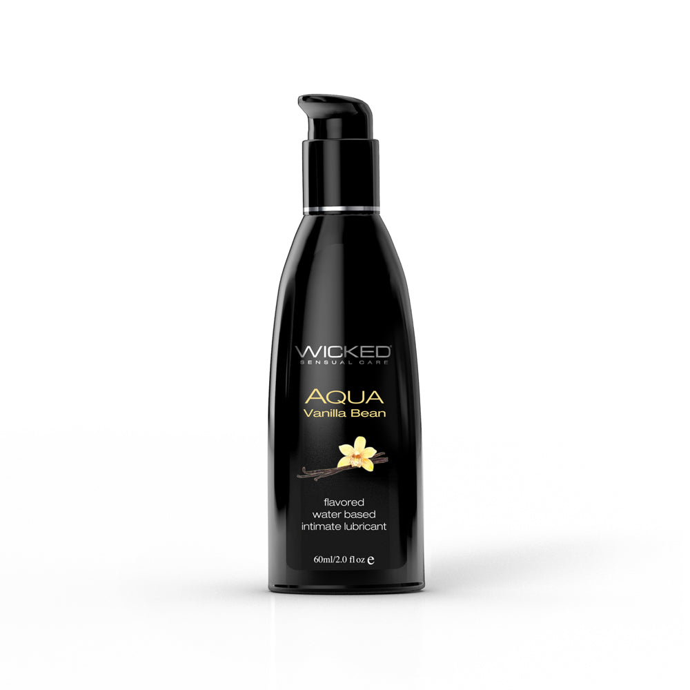 Wicked Aqua Vanilla Bean Lube 2 oz. | 713079903324 | Discreet Personal Wellness
