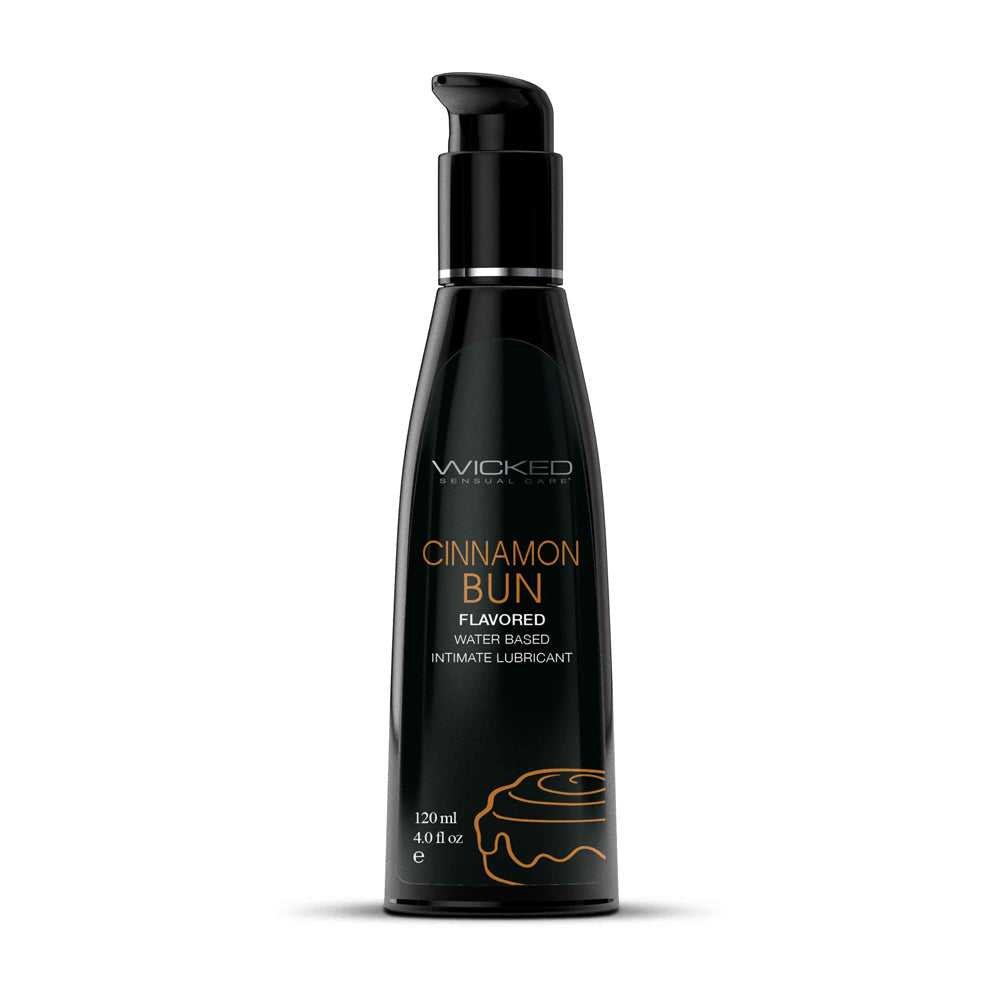 Wicked Aqua Cinnamon Bun Lube 4 oz. | 713079903447 | Discreet Personal Wellness