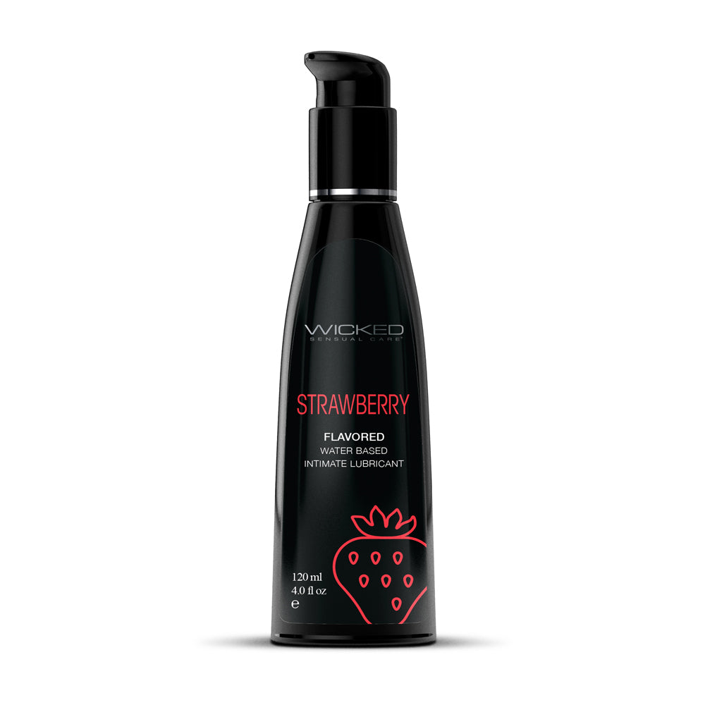 Wicked Aqua Strawberry 4 oz. | 713079904147 | Discreet Personal Wellness
