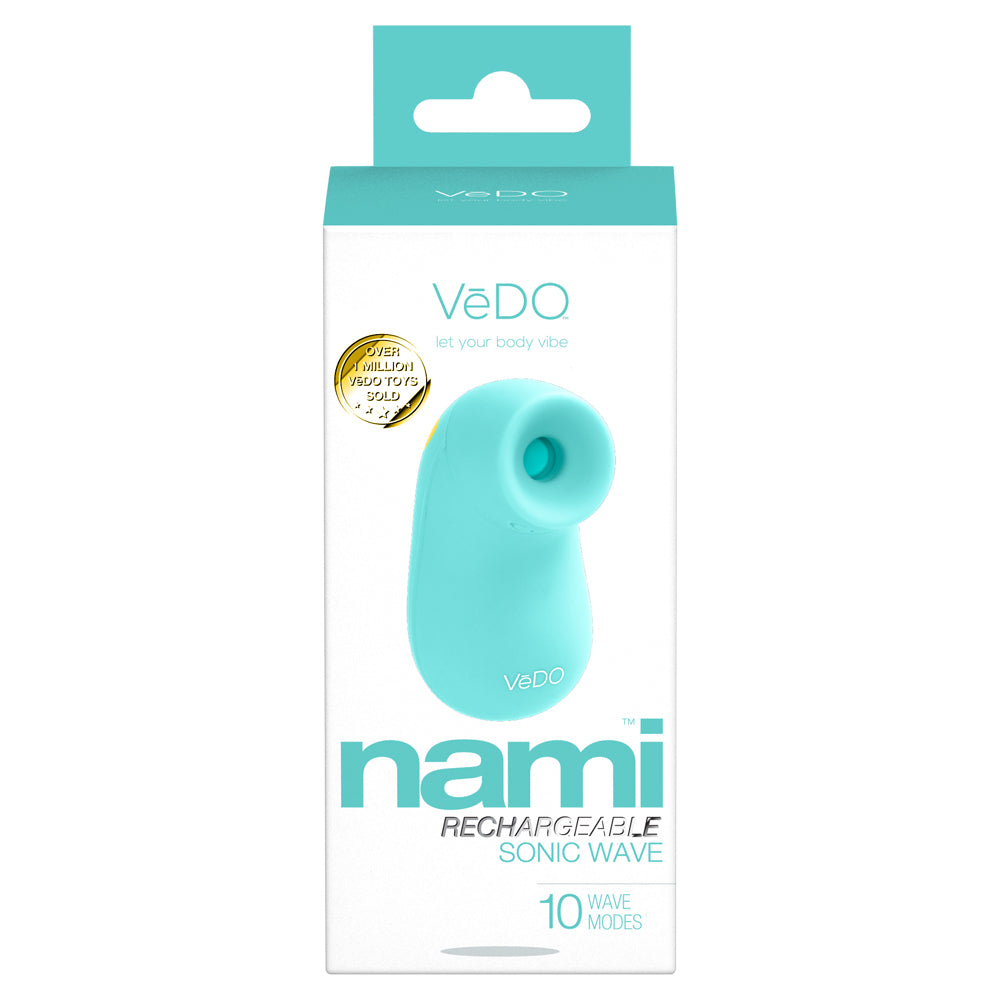Nami Rechargeable Sonic Vibe Tease Me Turquoise | 716053727824 | Discreet Personal Wellness