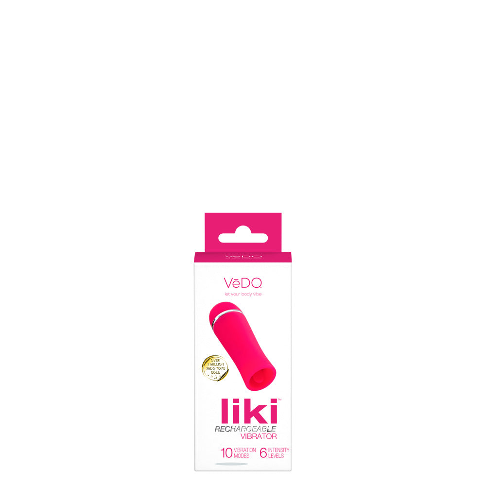 Liki Rechargeable Flicker Vibe Foxy Pink | 716053727923 | Discreet Personal Wellness