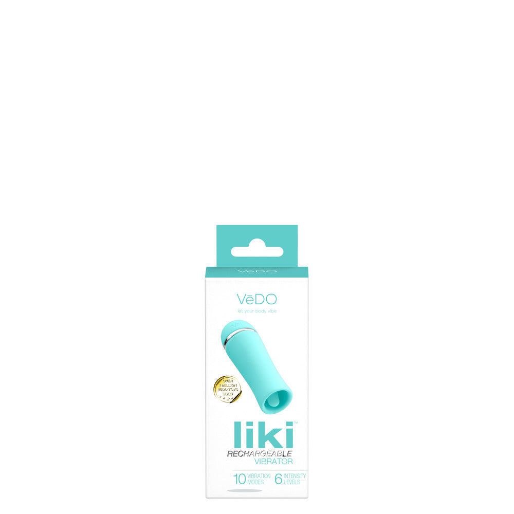 Liki Rechargeable Flicker Vibe Tease Me Turquoise | 716053727947 | Discreet Personal Wellness