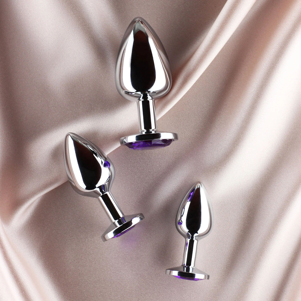 Anika 3 Piece Anal Plug Kit | 716715771516 | Discreet Personal Wellness