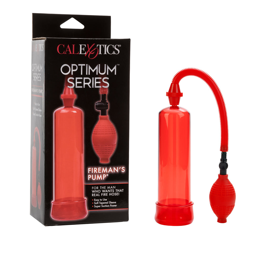 Optimum Series Fireman's Pump Red | 716770003812 | Discreet Personal Wellness