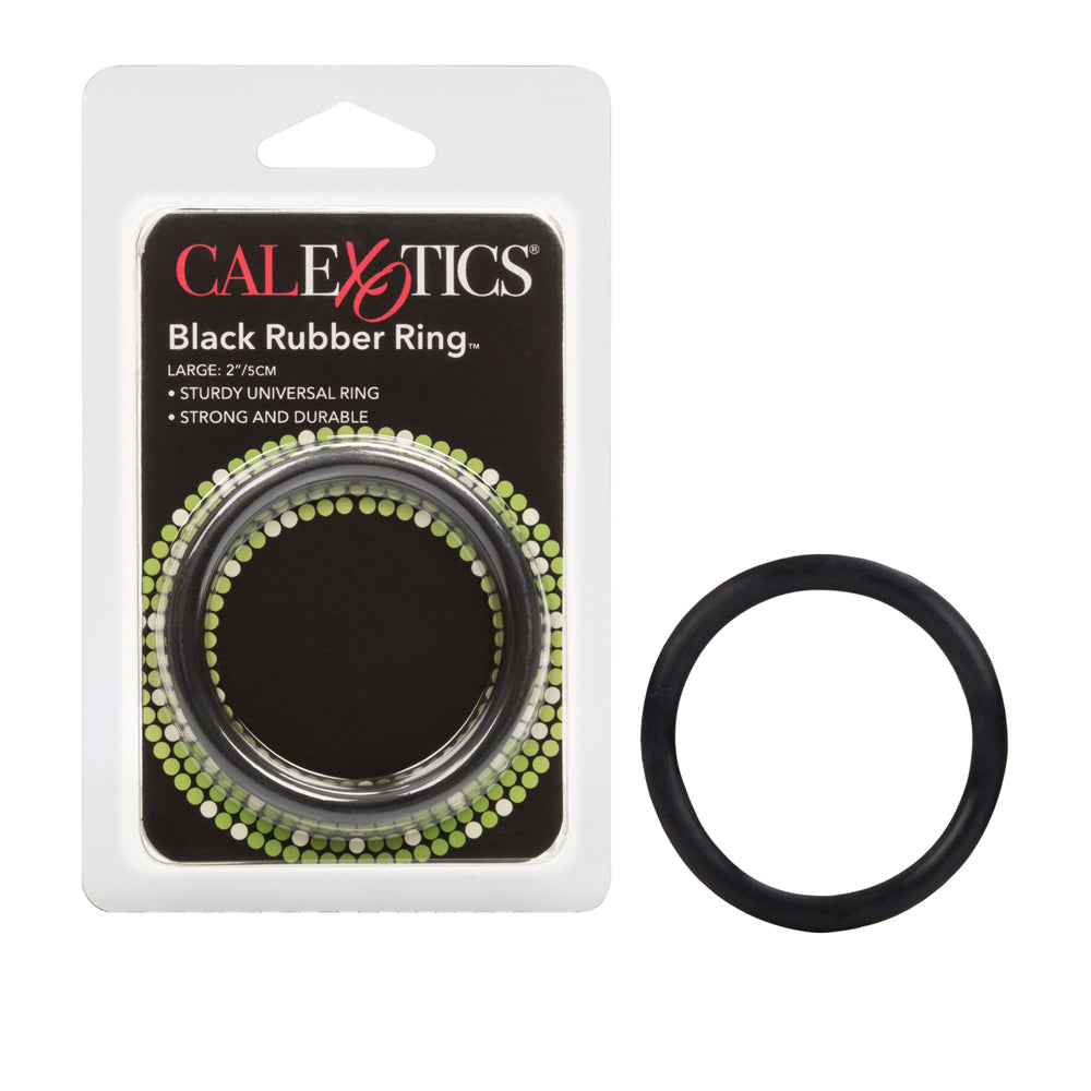 Black Rubber Ring Large | 716770004475 | Discreet Personal Wellness