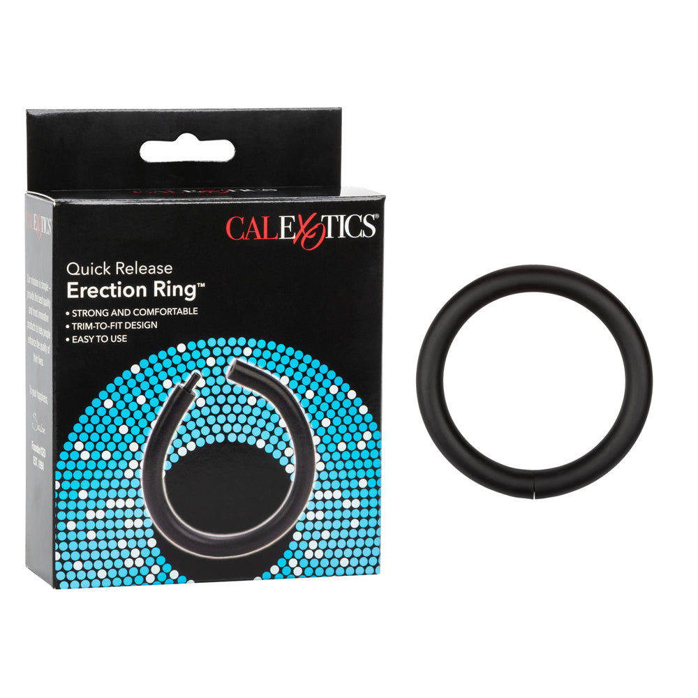Quick Release Erection Ring Black | 716770013644 | Discreet Personal Wellness