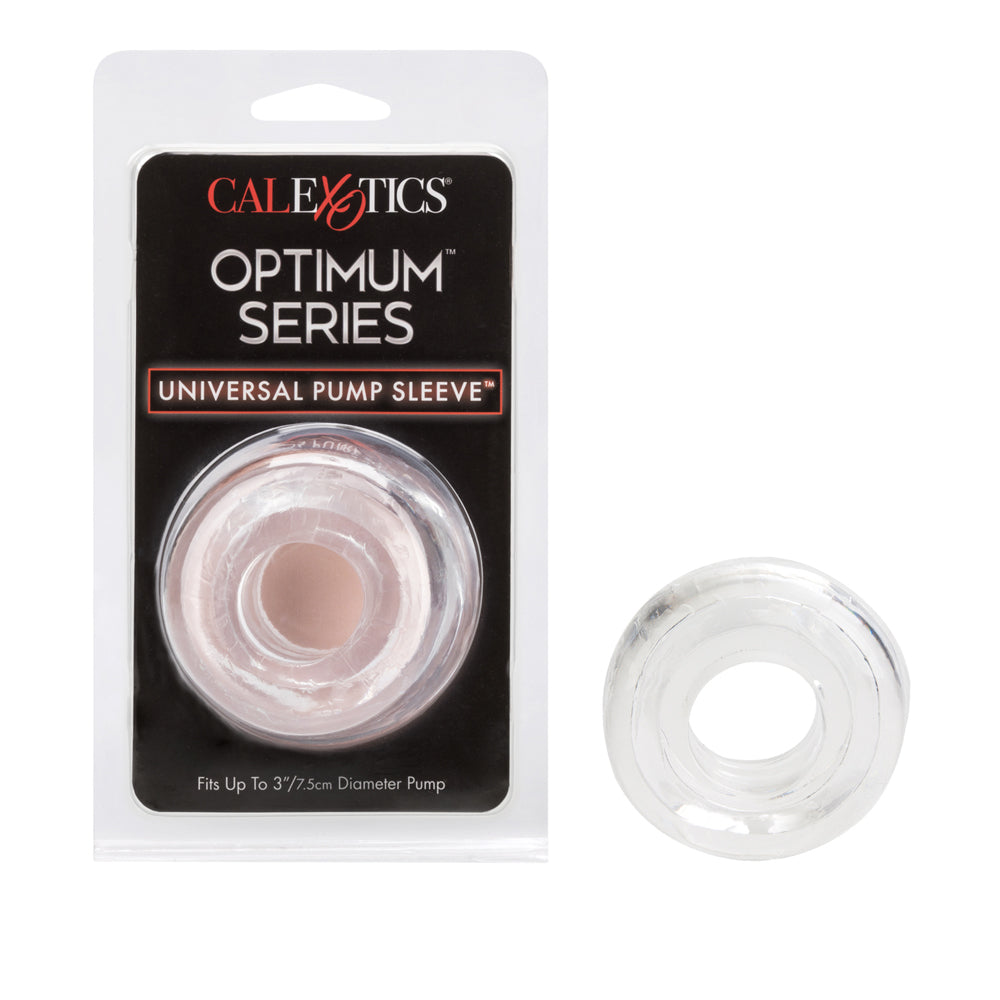 Optimum Series Universal Pump Sleeve Clear | 716770017727 | Discreet Personal Wellness