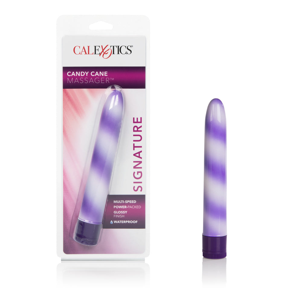 Candy Cane Massager Purple | 716770023384 | Discreet Personal Wellness